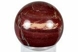 Polished Snakeskin Jasper Sphere - Western Australia #309006-1